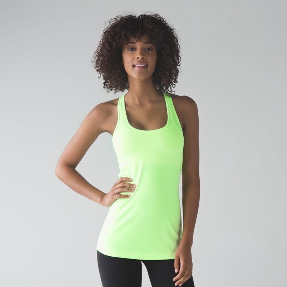 Lululemon Cool Racerback Tank Top 
Like New! Clear Mint Size 6